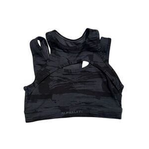 Alphalete Camo Print Sports Bra Athletic Workout Gym‎ Top Performance Activewear
